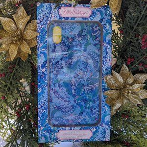 LILLY PULITZER iPhone XS Max Cell Phone Case in Wave After Wave New Boxed